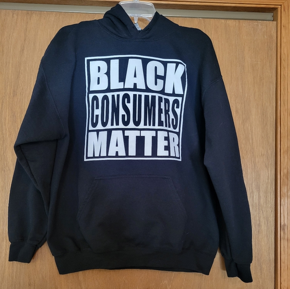 Gildan Black Consumers Matter Hoodie, L